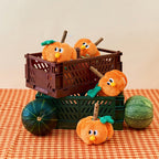 Pumpkin Cat Toy With A Stick