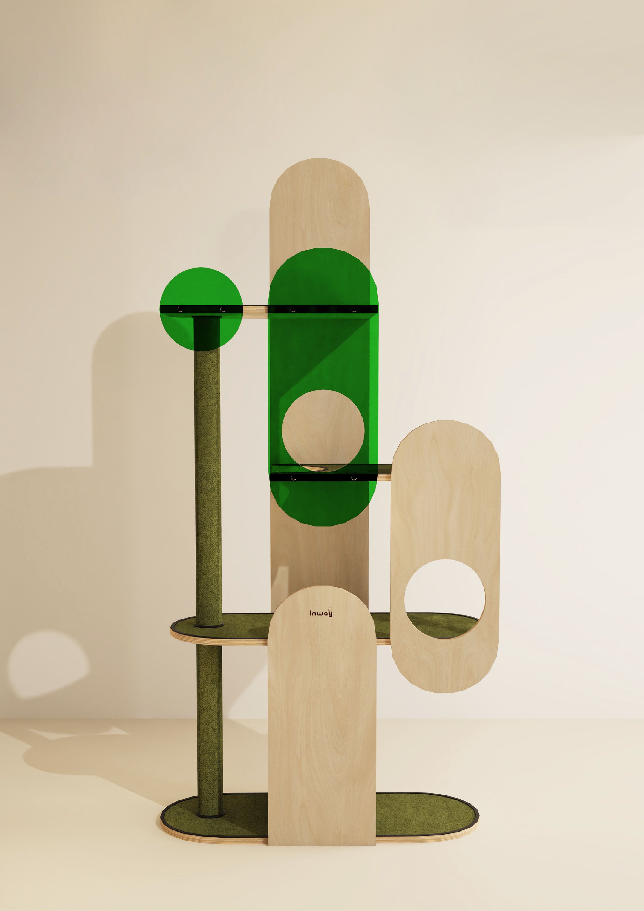 Paddle Pop Cat Tree (Green)