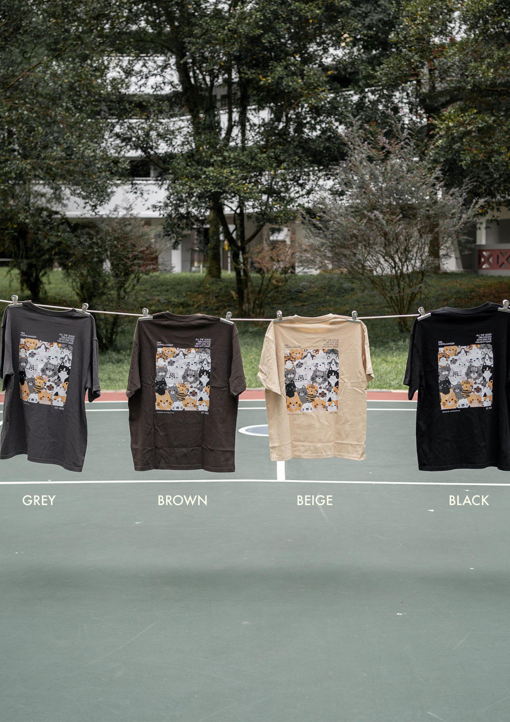 Cat Hair, Everywhere Tee (Black)