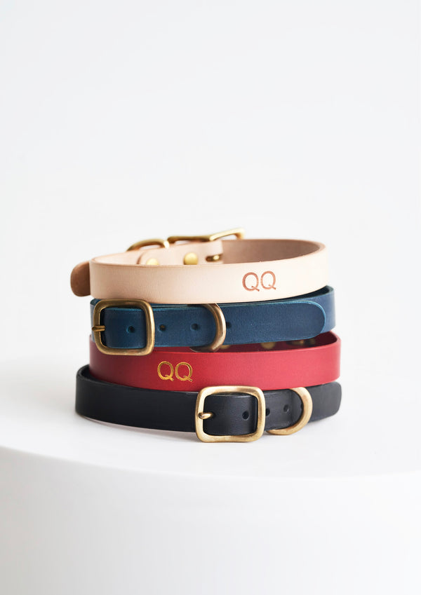 BUTTERO Leather Collar