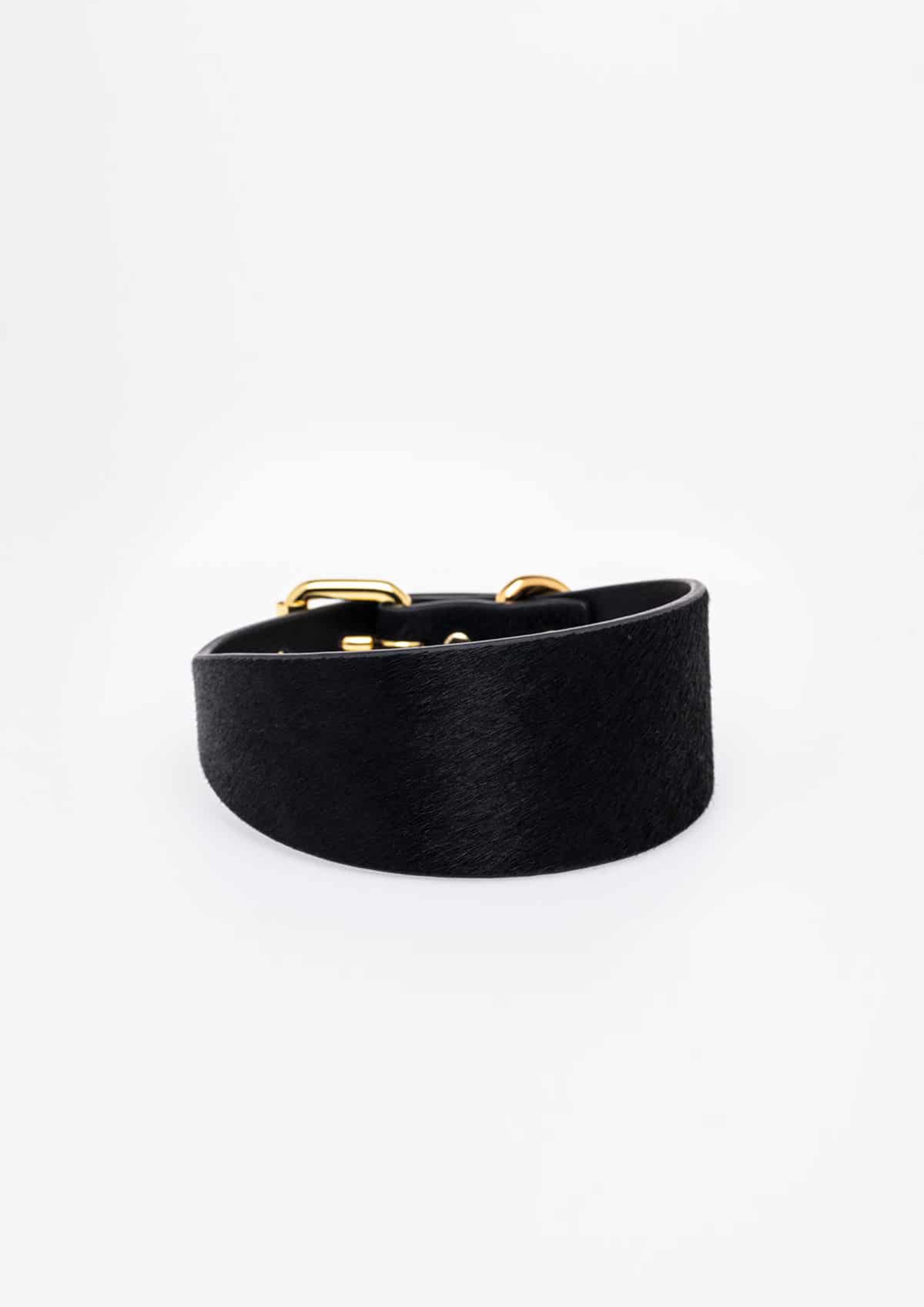 Panther Wide Leather Collar
