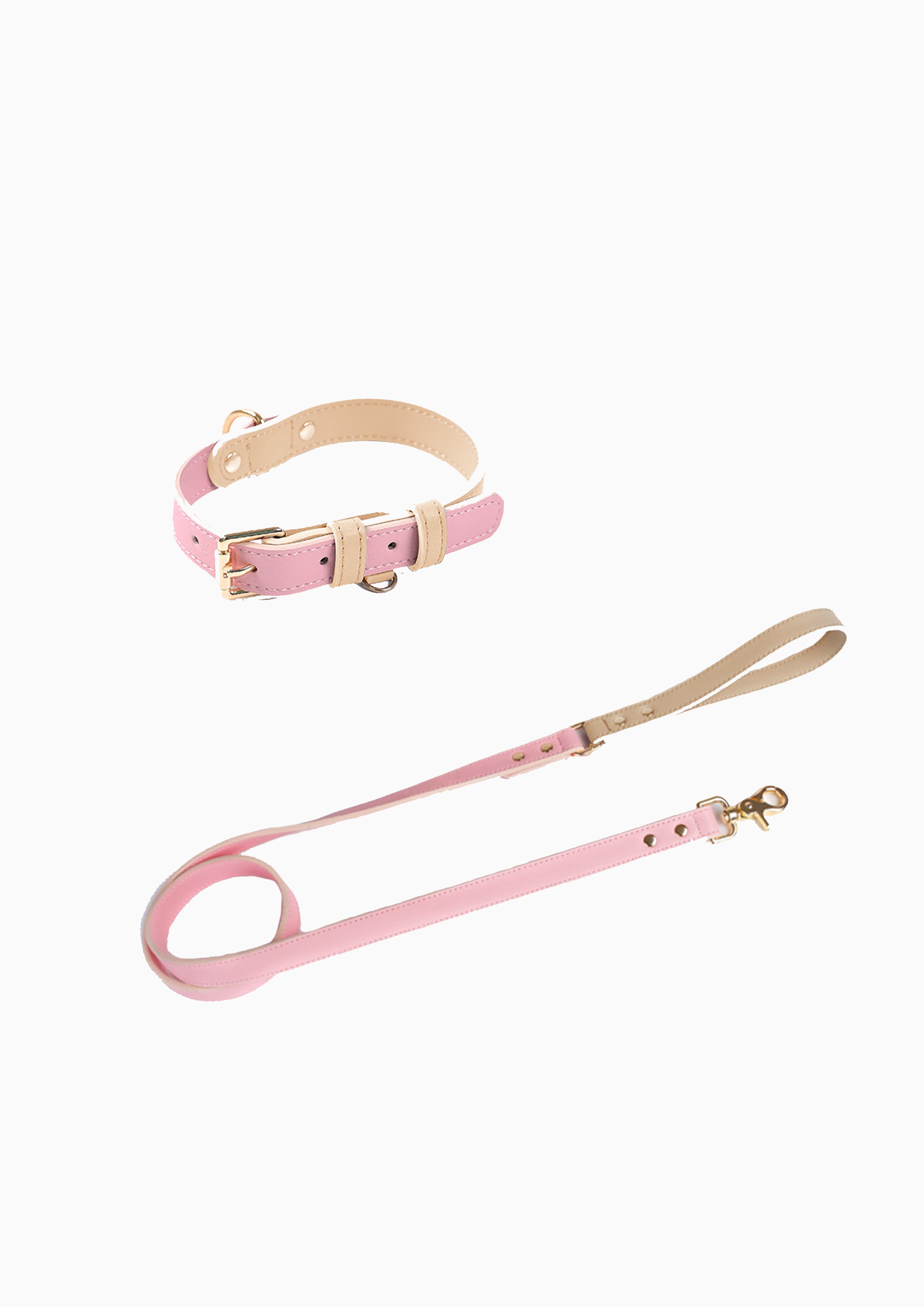 CURIO Collar & Leash Set (Pink)