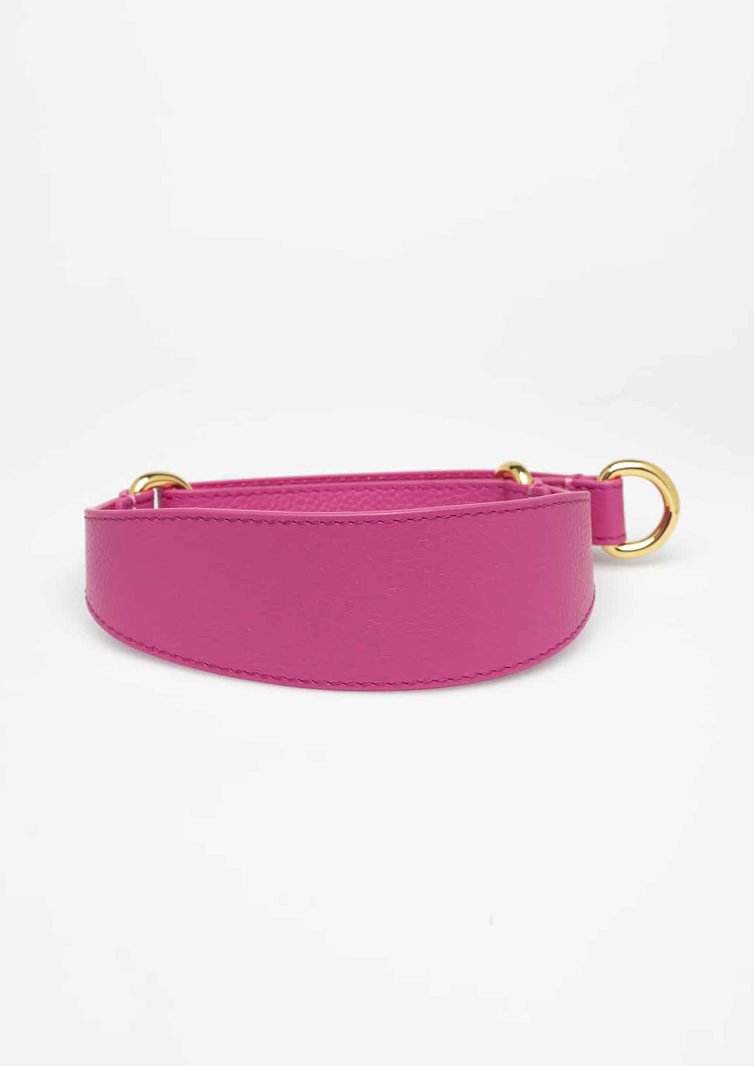 Hot Pink Leather Martingale