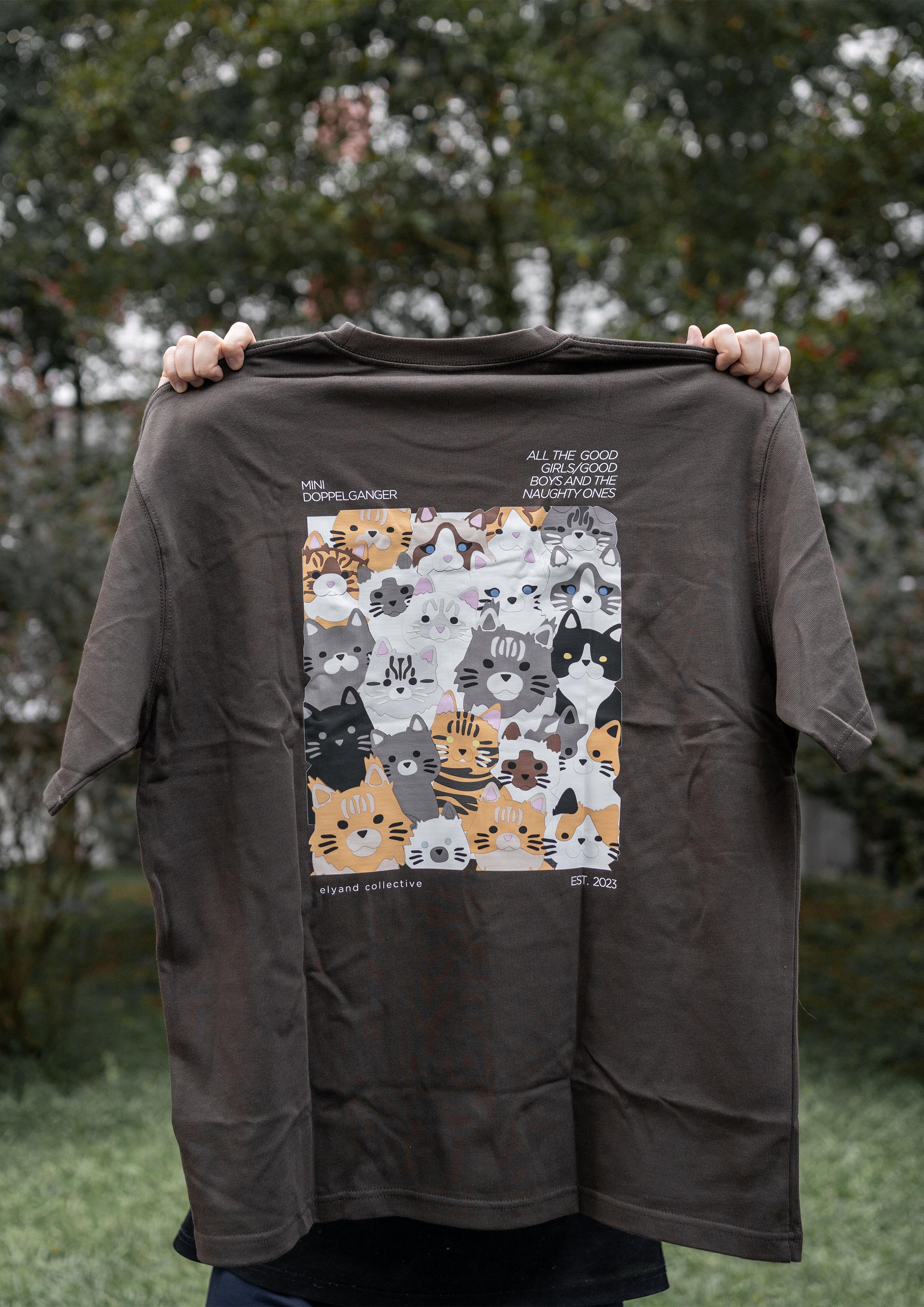 Cat Hair, Everywhere Tee (Brown)