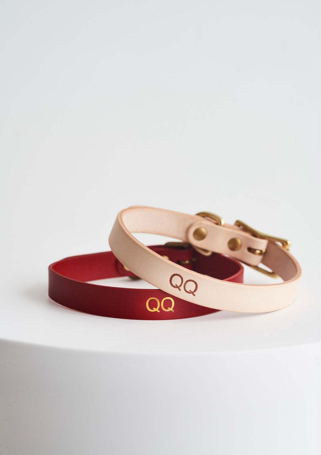 BUTTERO Leather Collar