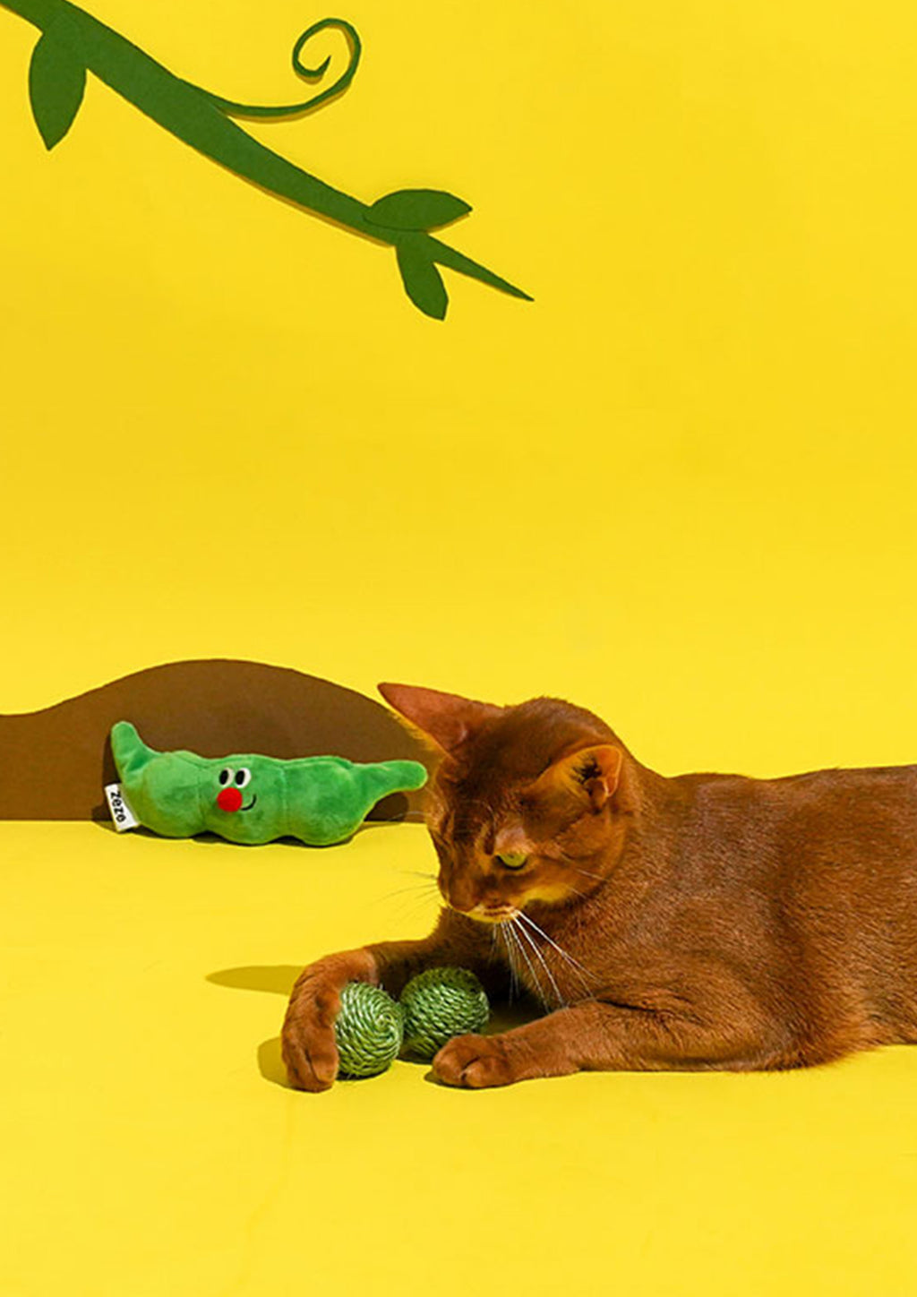 Green Pea Nosework Toy
