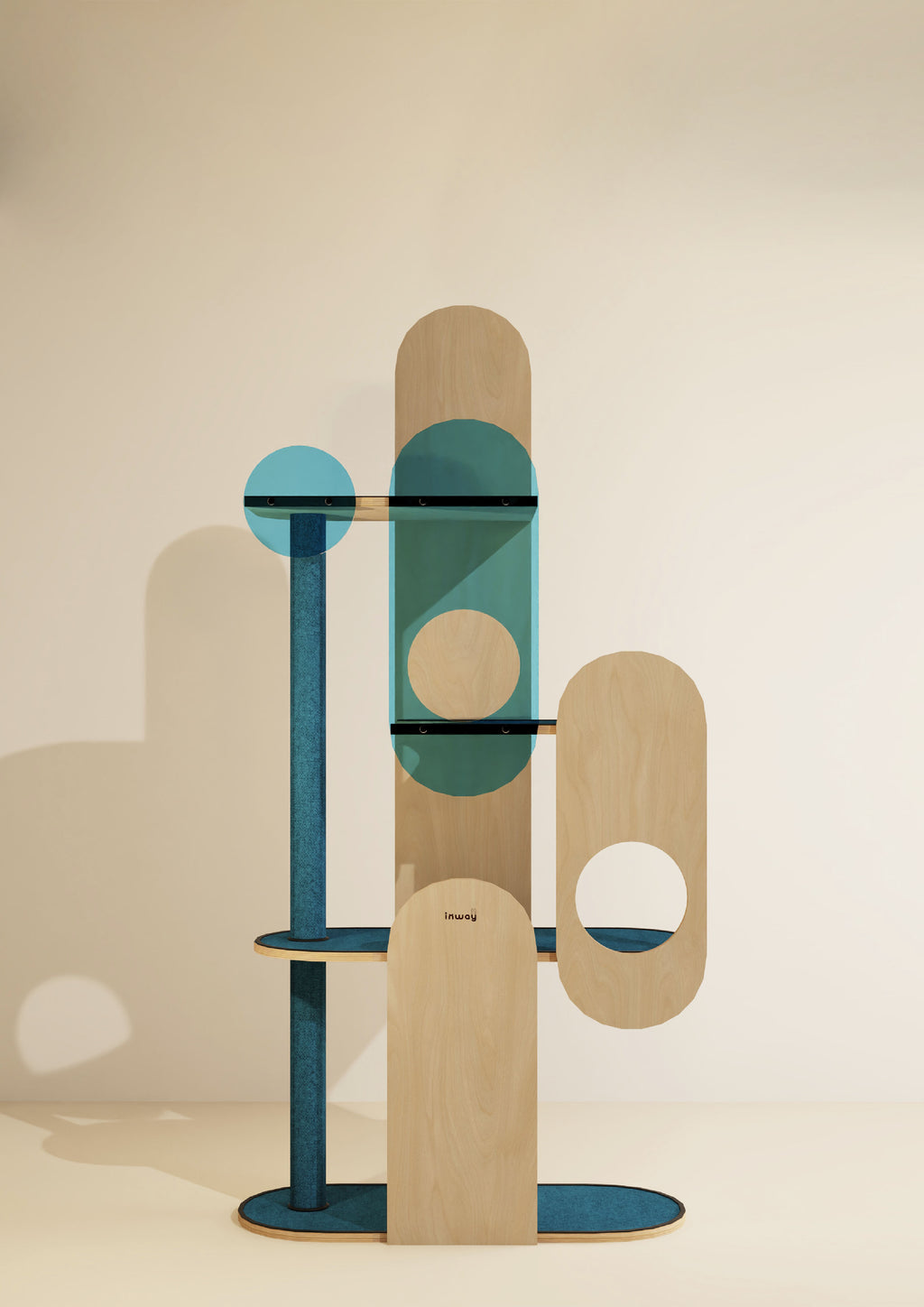 Paddle Pop Cat Tree (Blue)