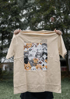 Cat Hair, Everywhere Tee (Beige)