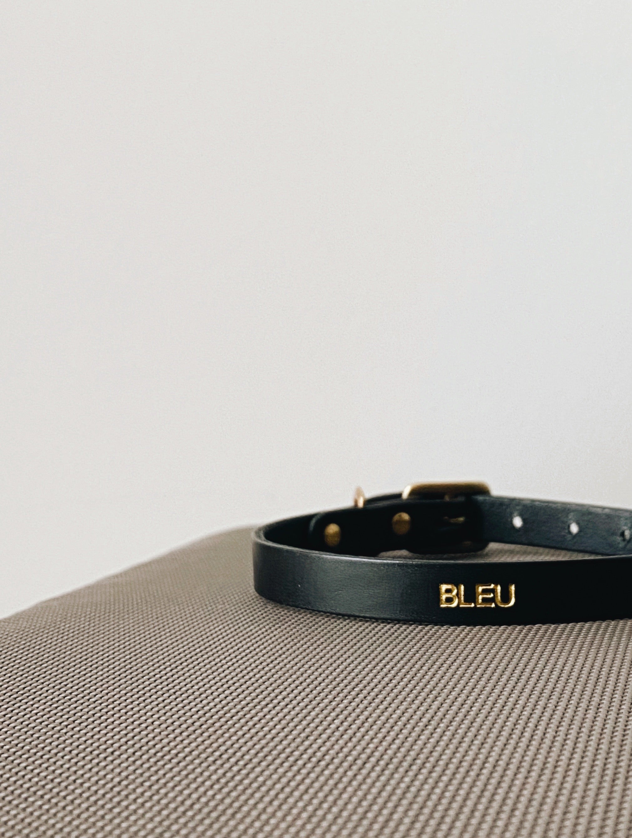 BUTTERO Leather Collar