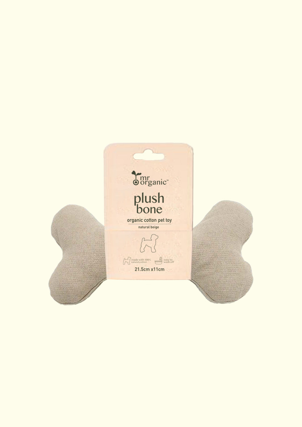 mrorganic Organic Cotton Dog Bone Toy