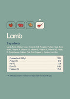 Salt-free Wet Food (Lamb)