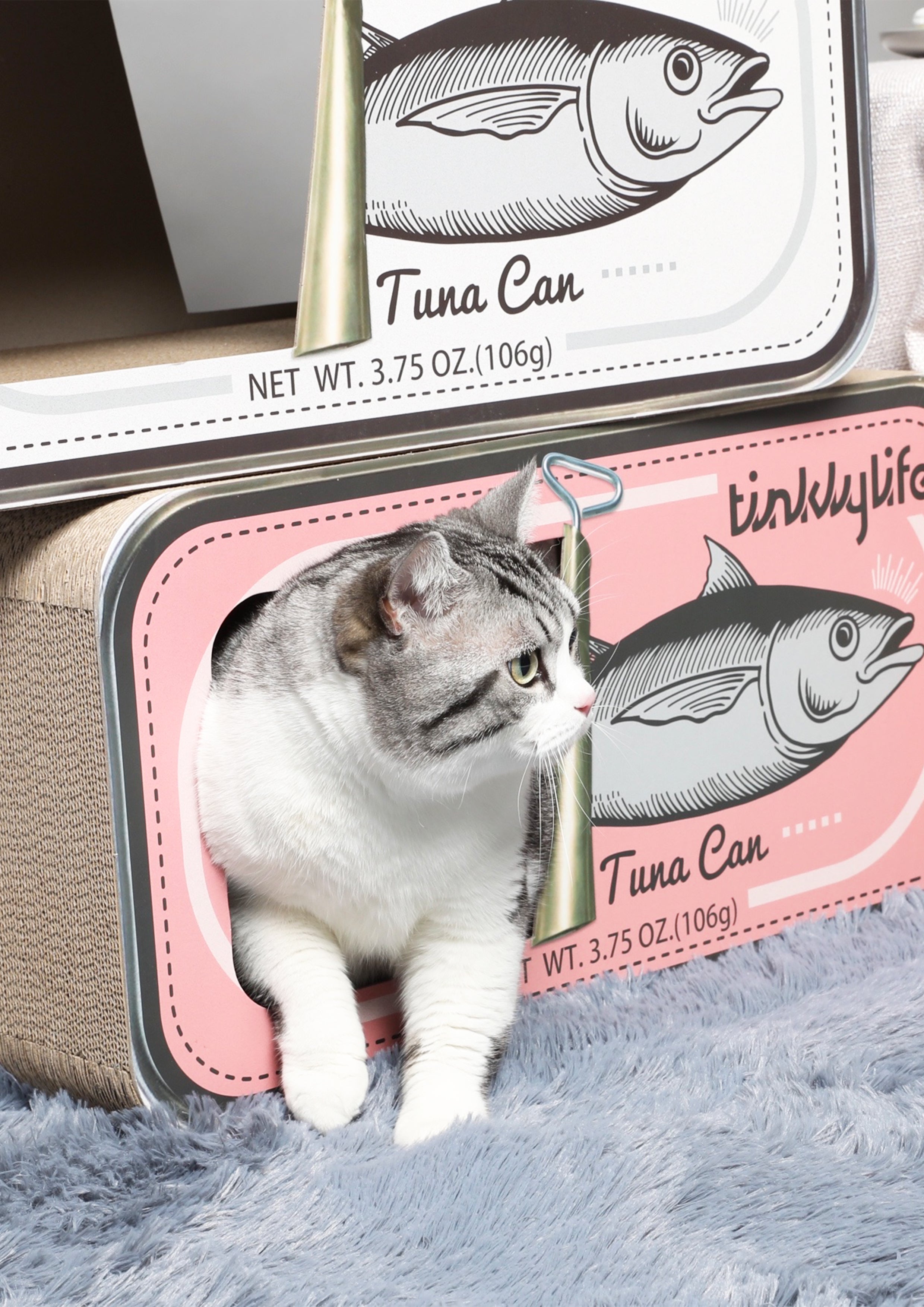 Tuna Can Nest & Scratcher