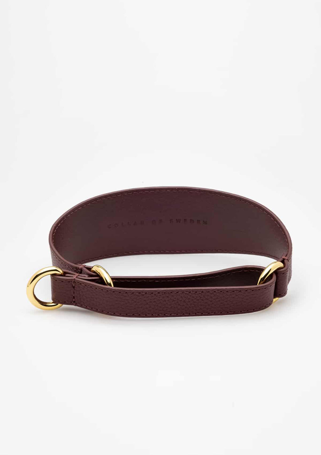 Burgundy Leather Martingale