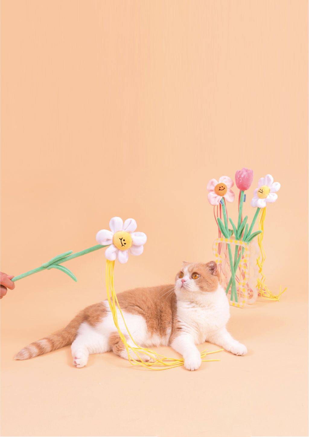 Tulip Cat Teaser with Catnip