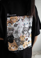 Cat Hair, Everywhere Tee (Black)