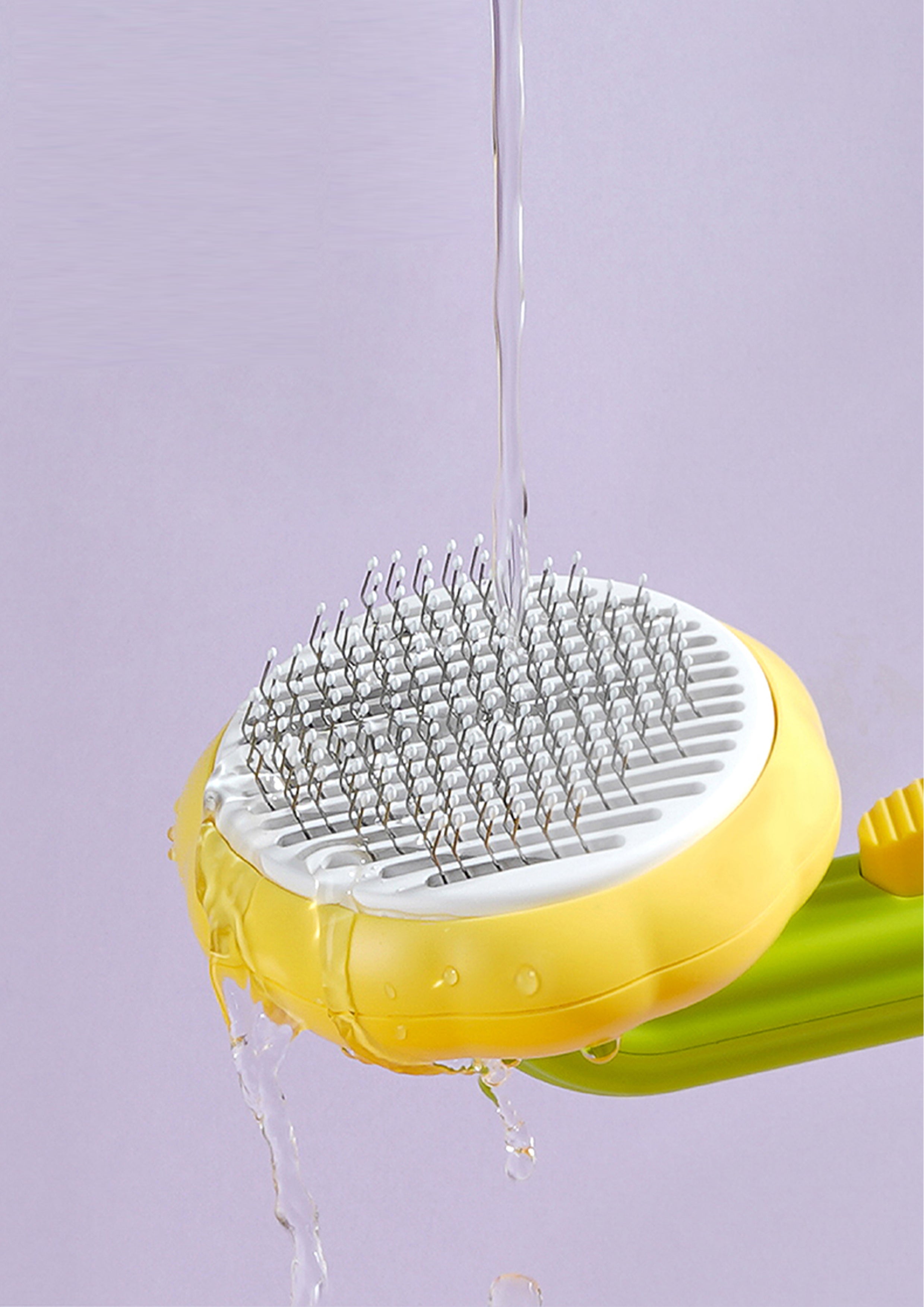 Sunflower Comb with Fur Remover