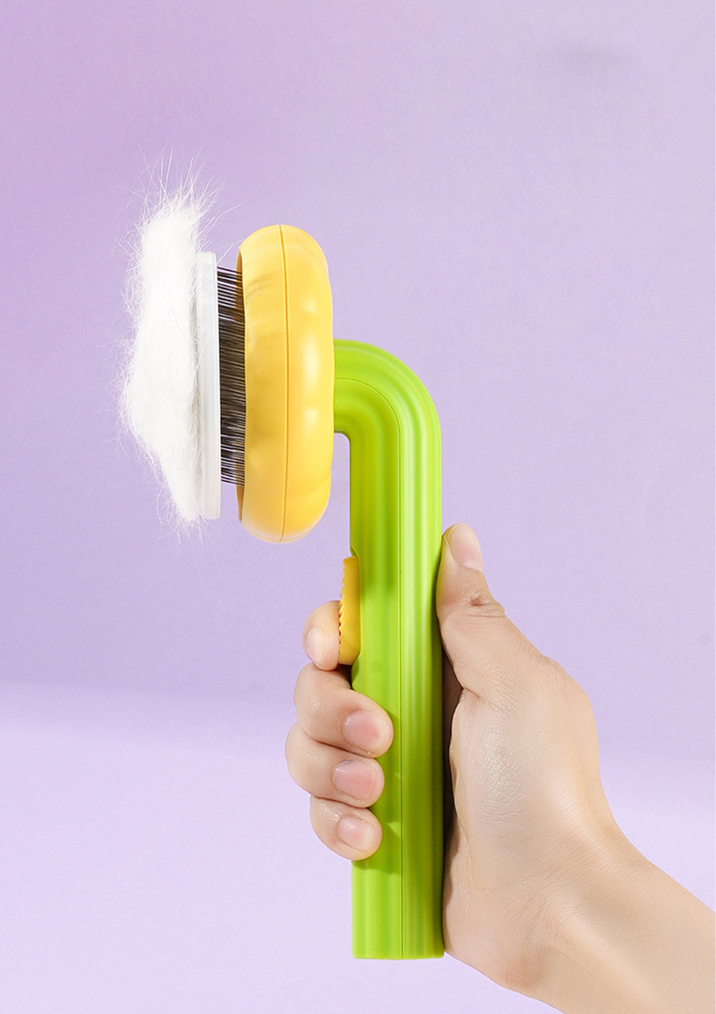 Sunflower Comb with Fur Remover