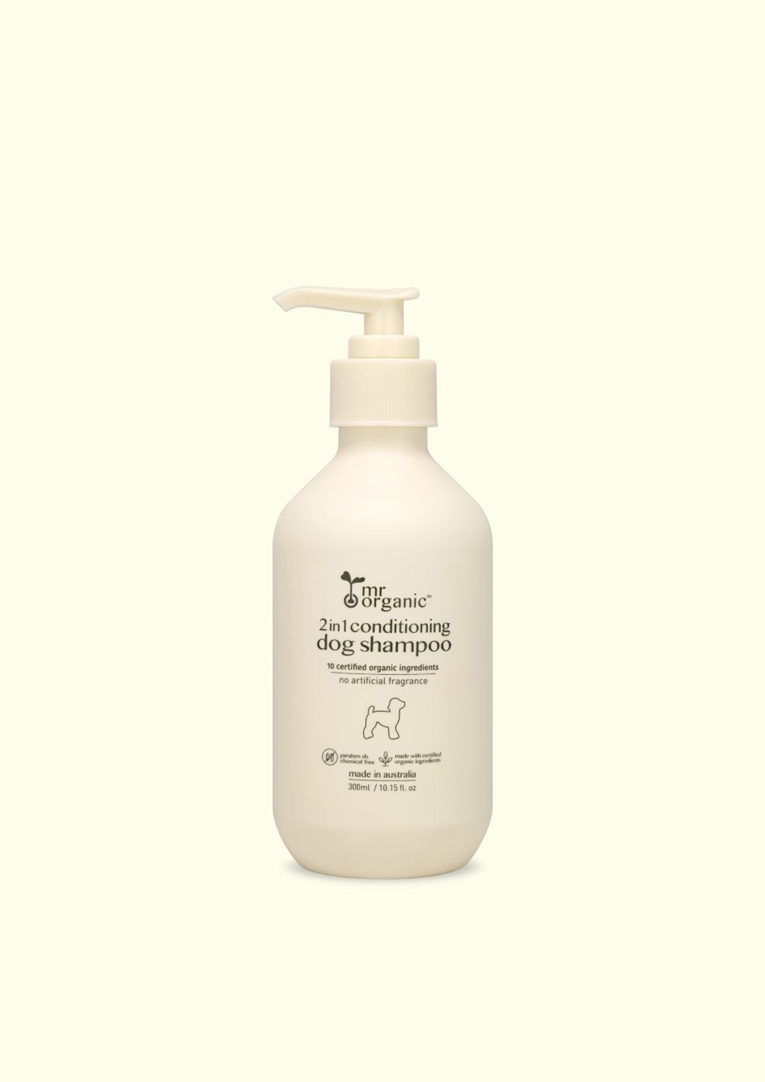 mrorganic 2 in 1 Conditioning Dog Shampoo