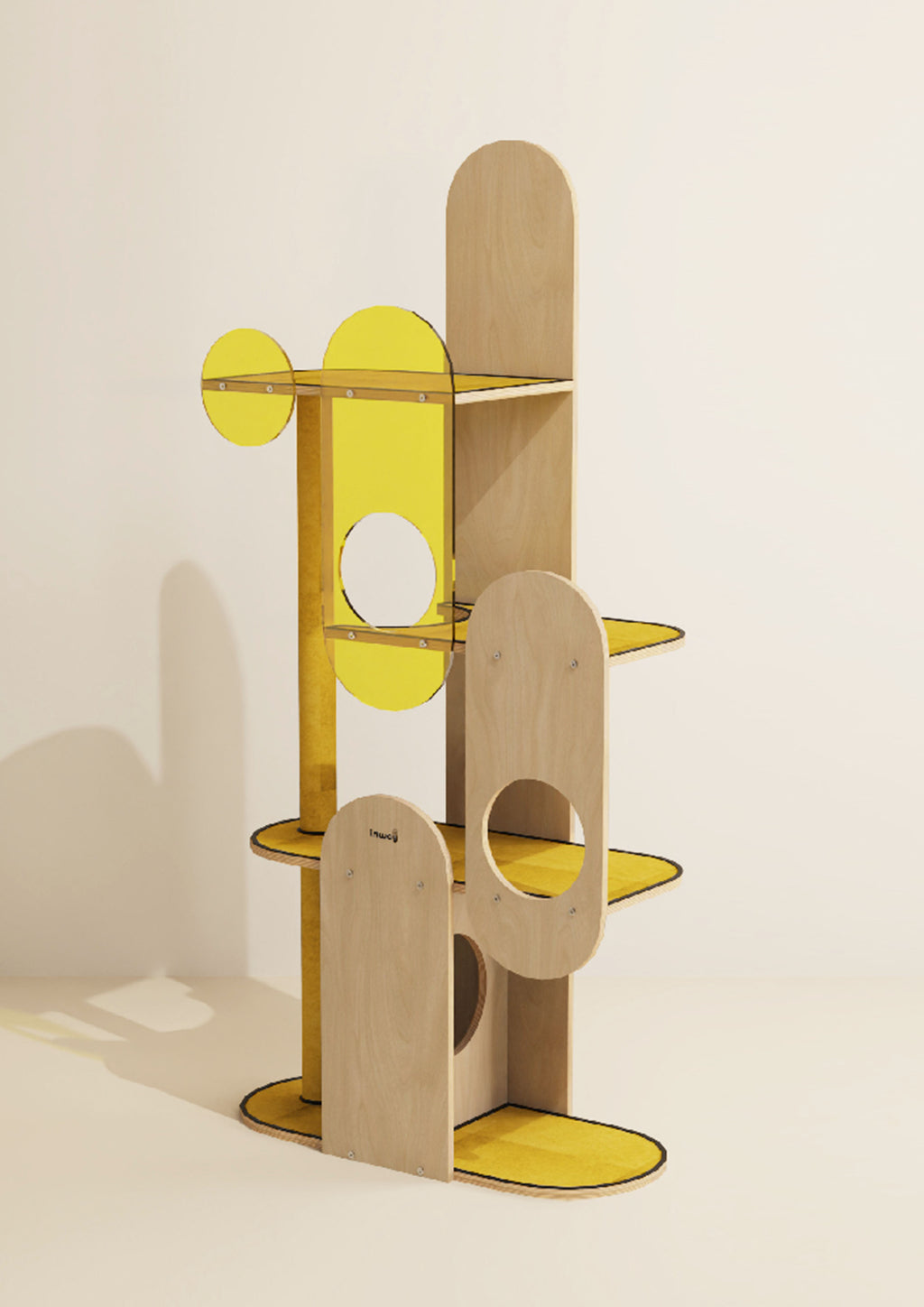 Paddle Pop Cat Tree (Yellow)