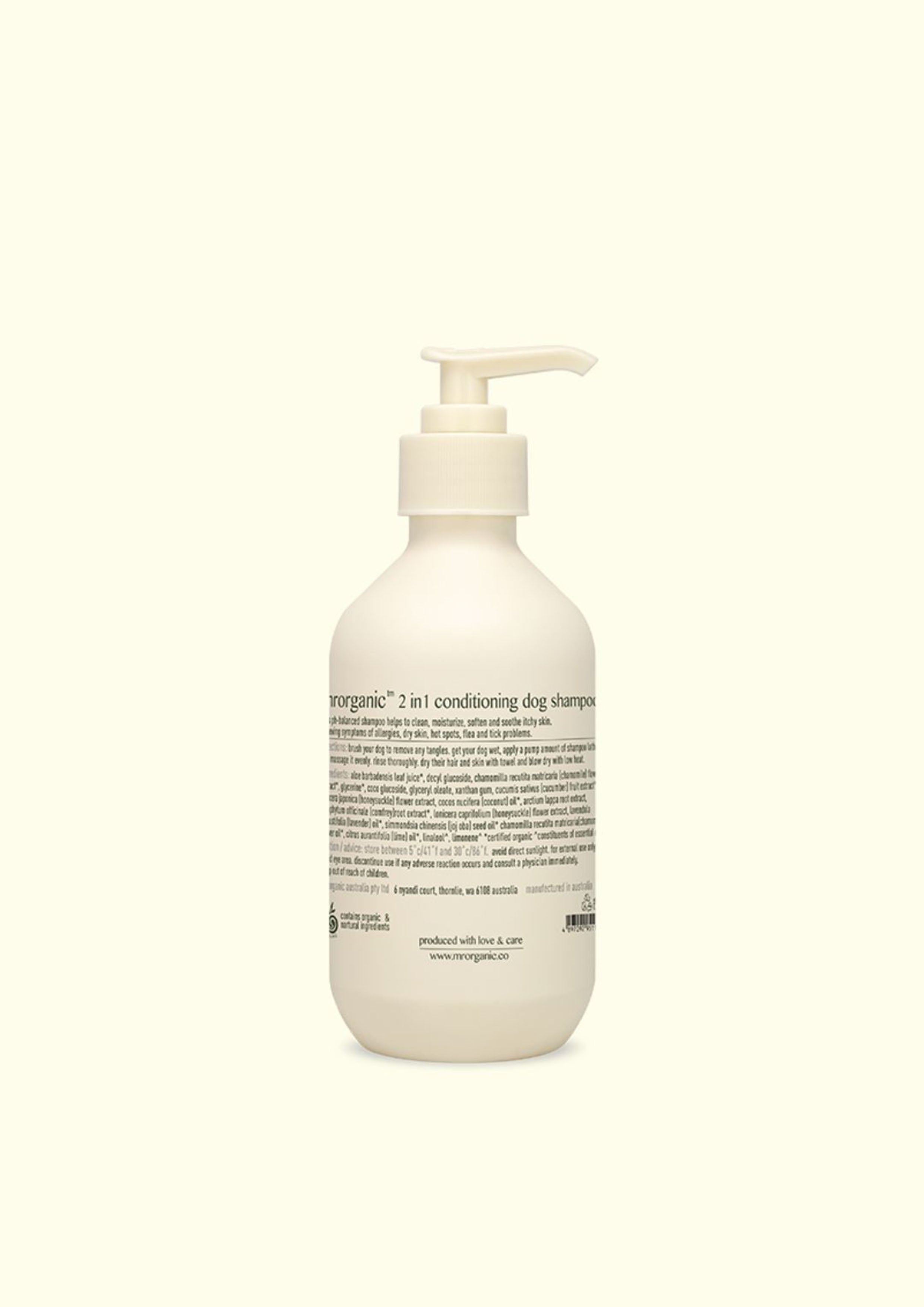mrorganic 2 in 1 Conditioning Dog Shampoo