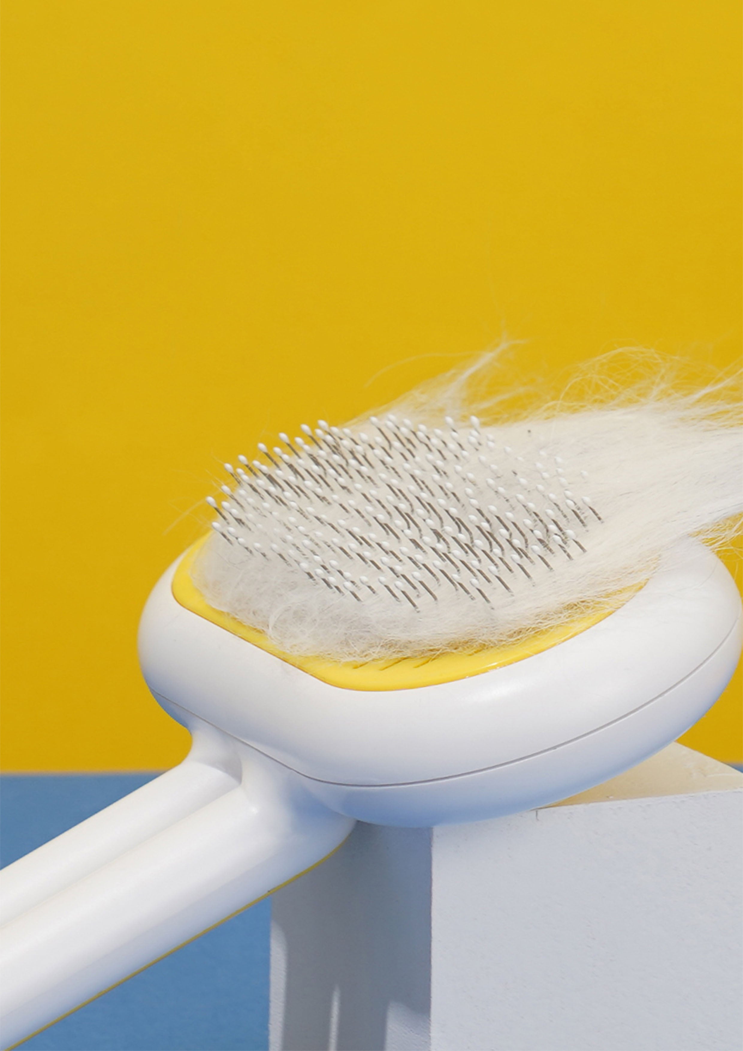 Oblong Comb with Fur Remover