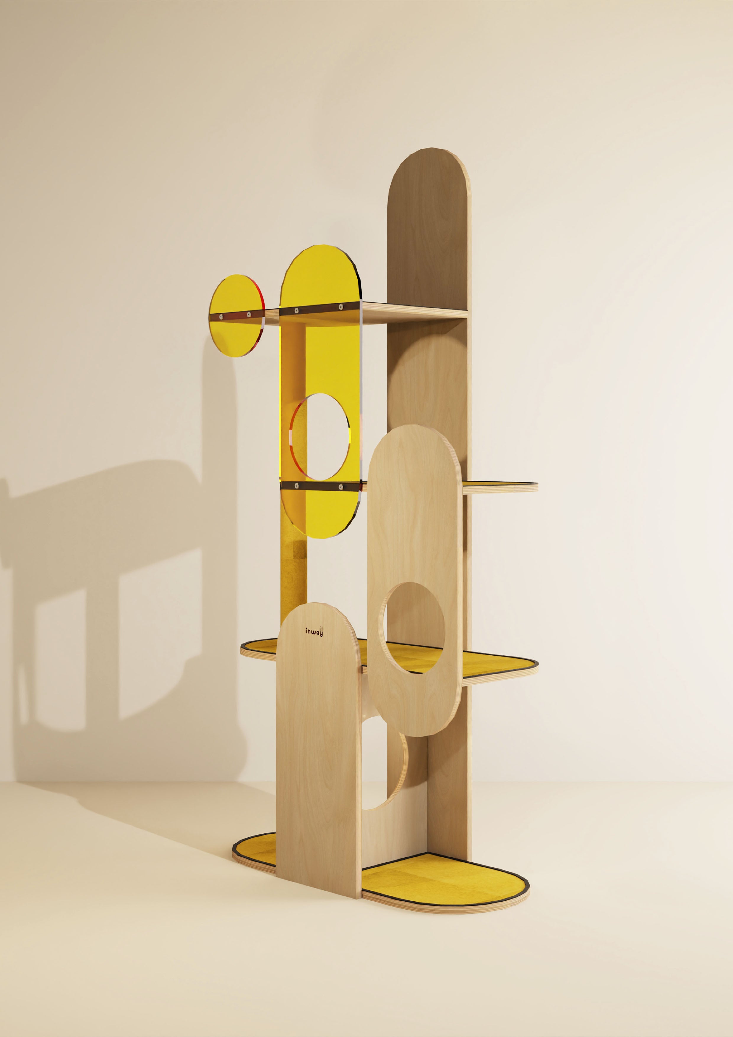 Paddle Pop Cat Tree (Yellow)