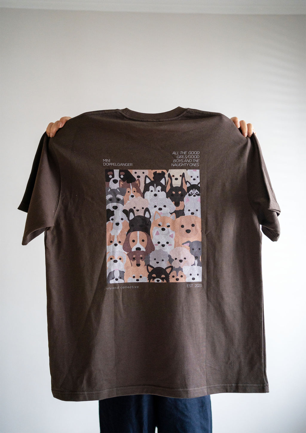 Dog Hair, Don't Care Tee (Brown)