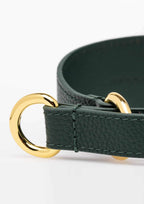 Dark Green Leather Martingale