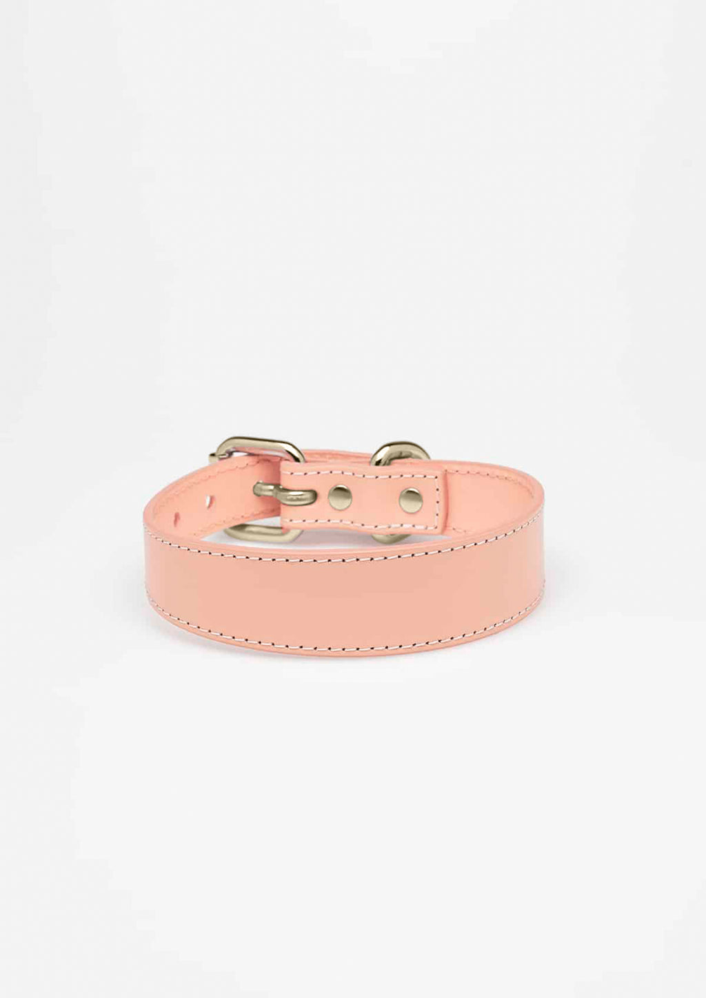 Apricot Thin Leather Collar