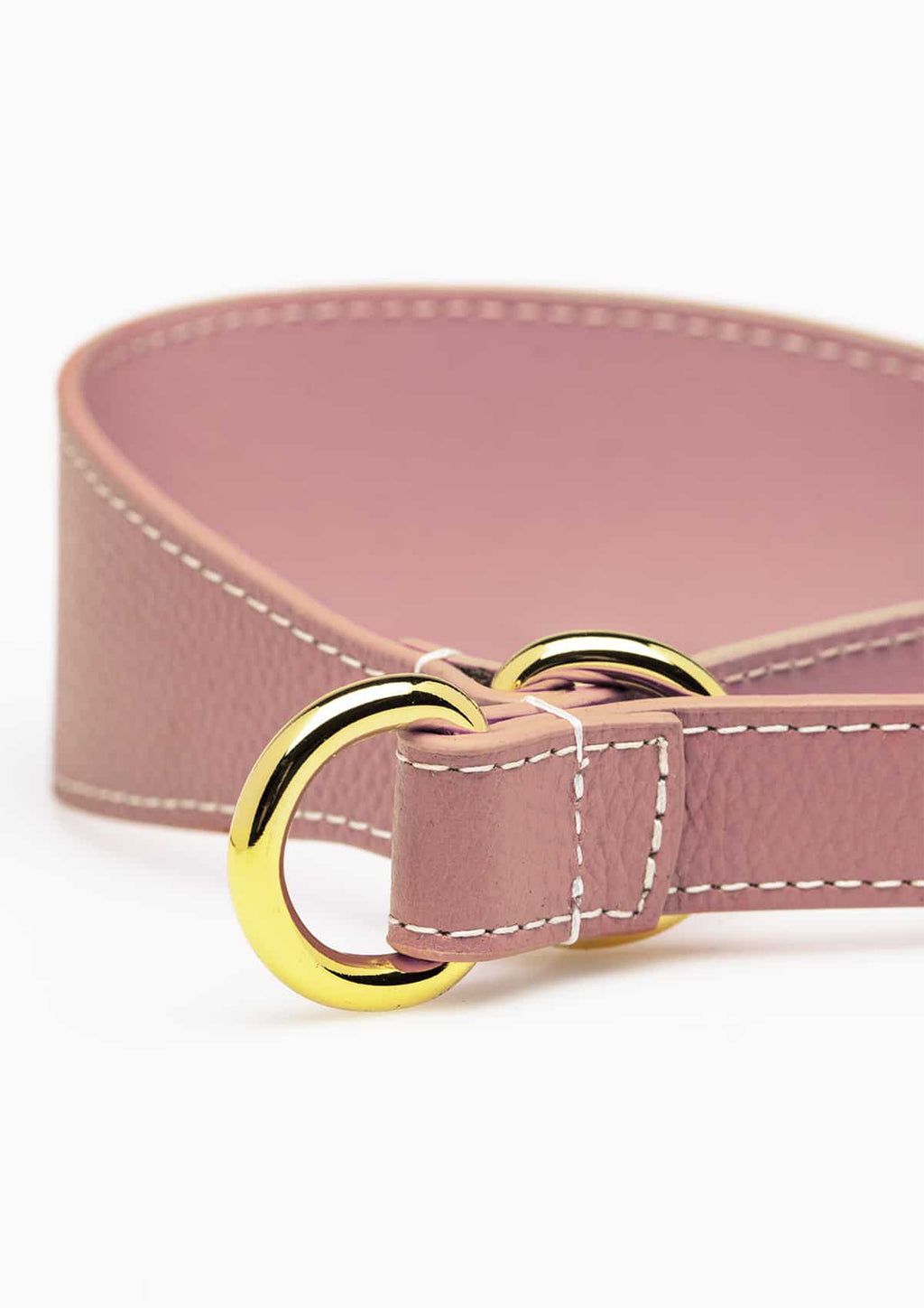 Pink Leather Martingale