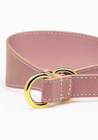 Pink Leather Martingale