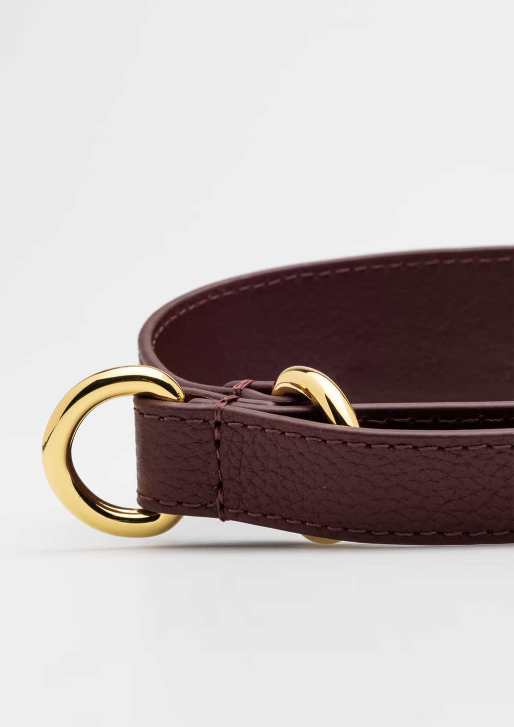 Burgundy Leather Martingale
