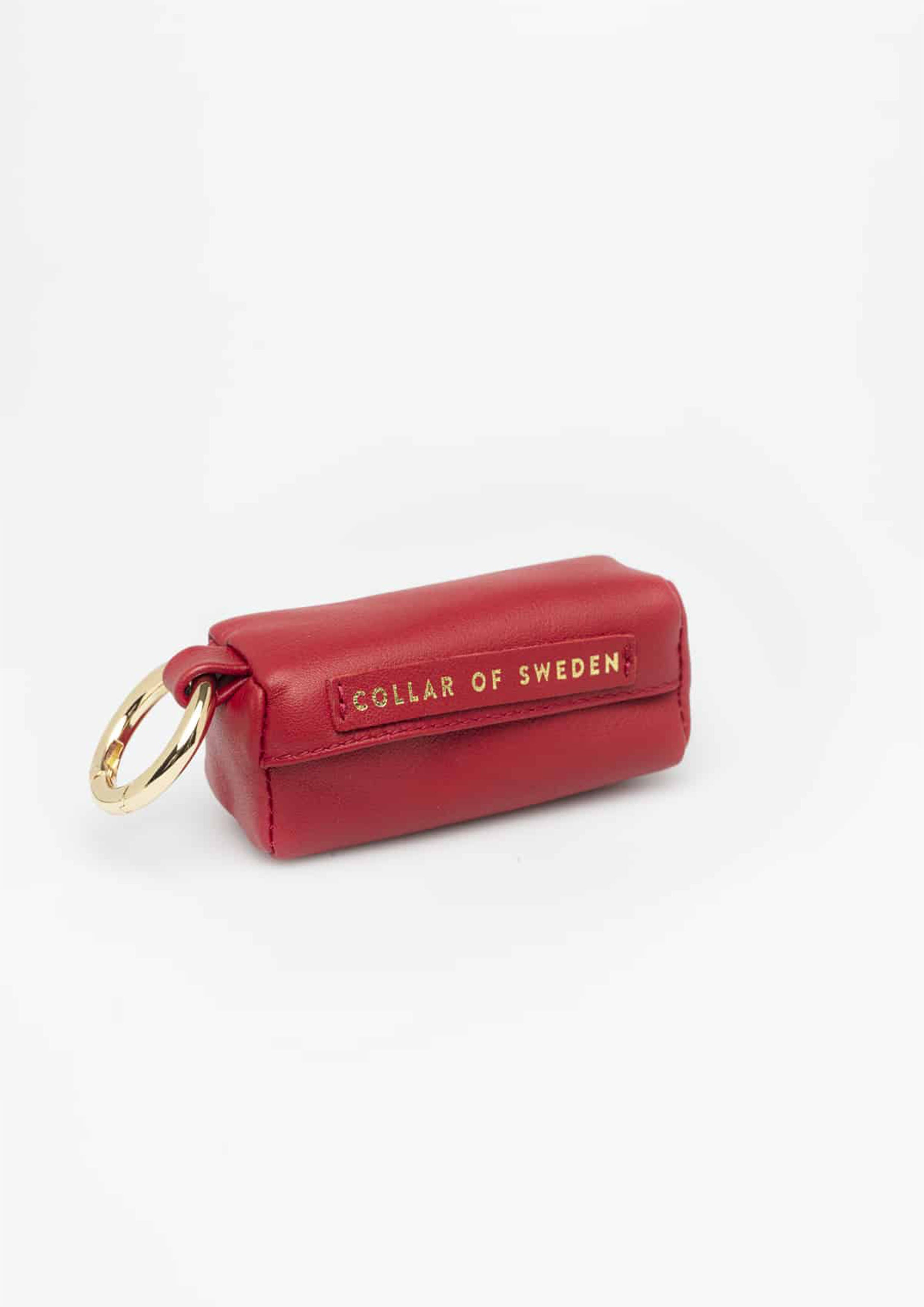 Red Poop Bag Holder