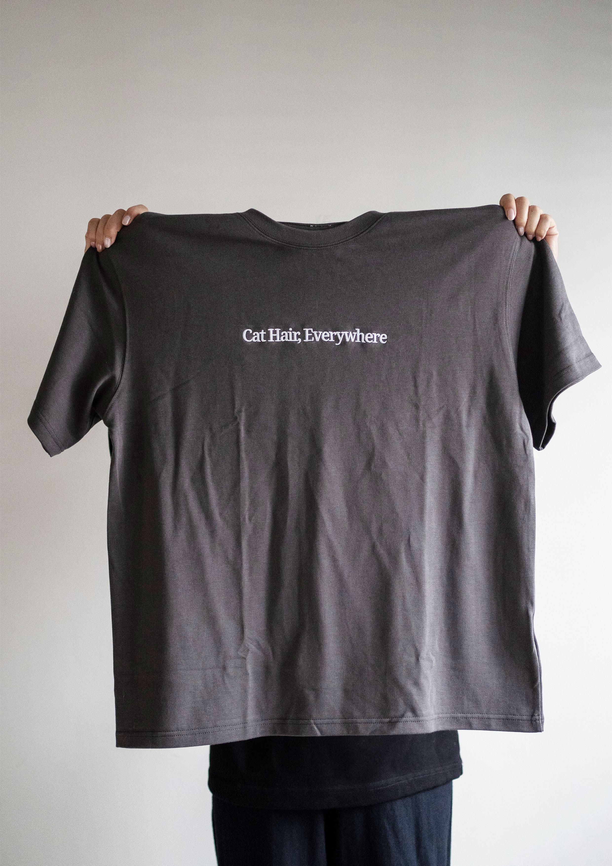 Cat Hair, Everywhere Tee (Grey)