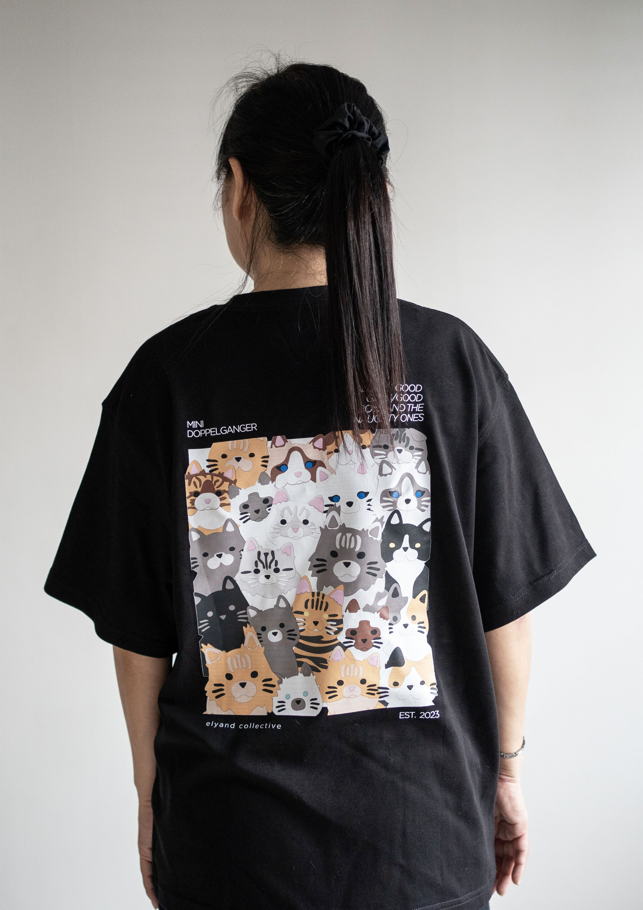 Cat Hair, Everywhere Tee (Black)