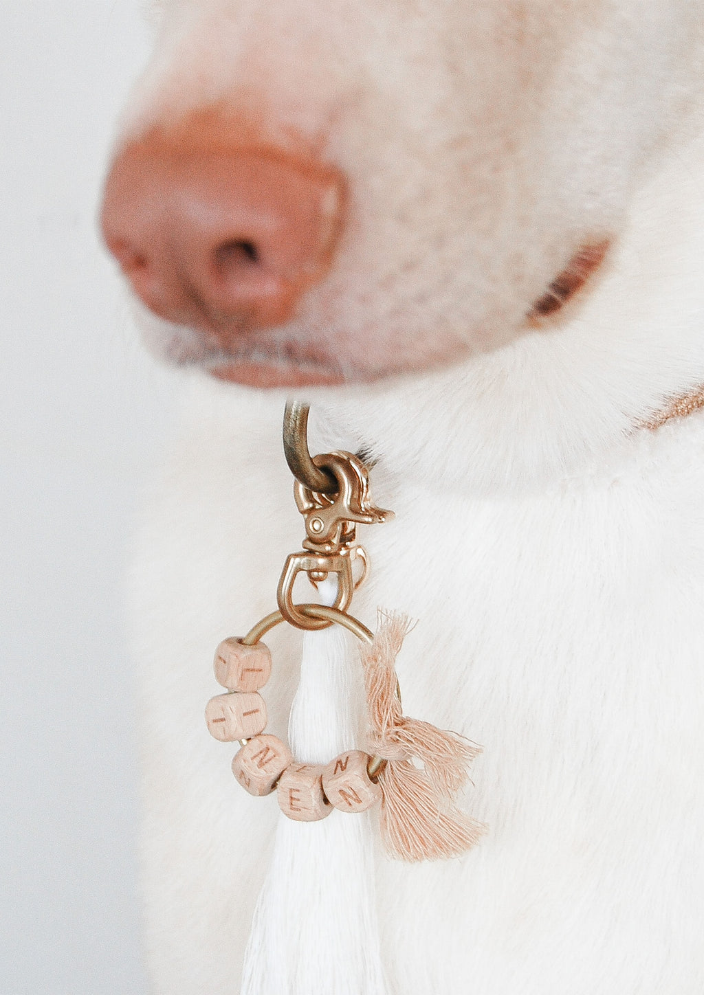 KRANS Wooden Wreath Tag