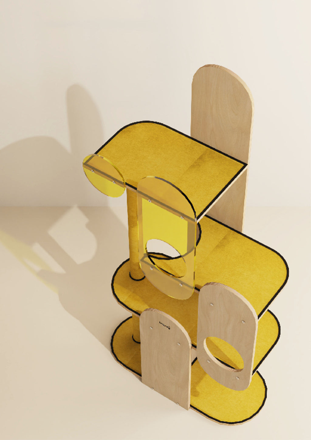 Paddle Pop Cat Tree (Yellow)