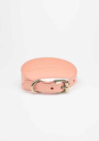 Apricot Wide Leather Collar