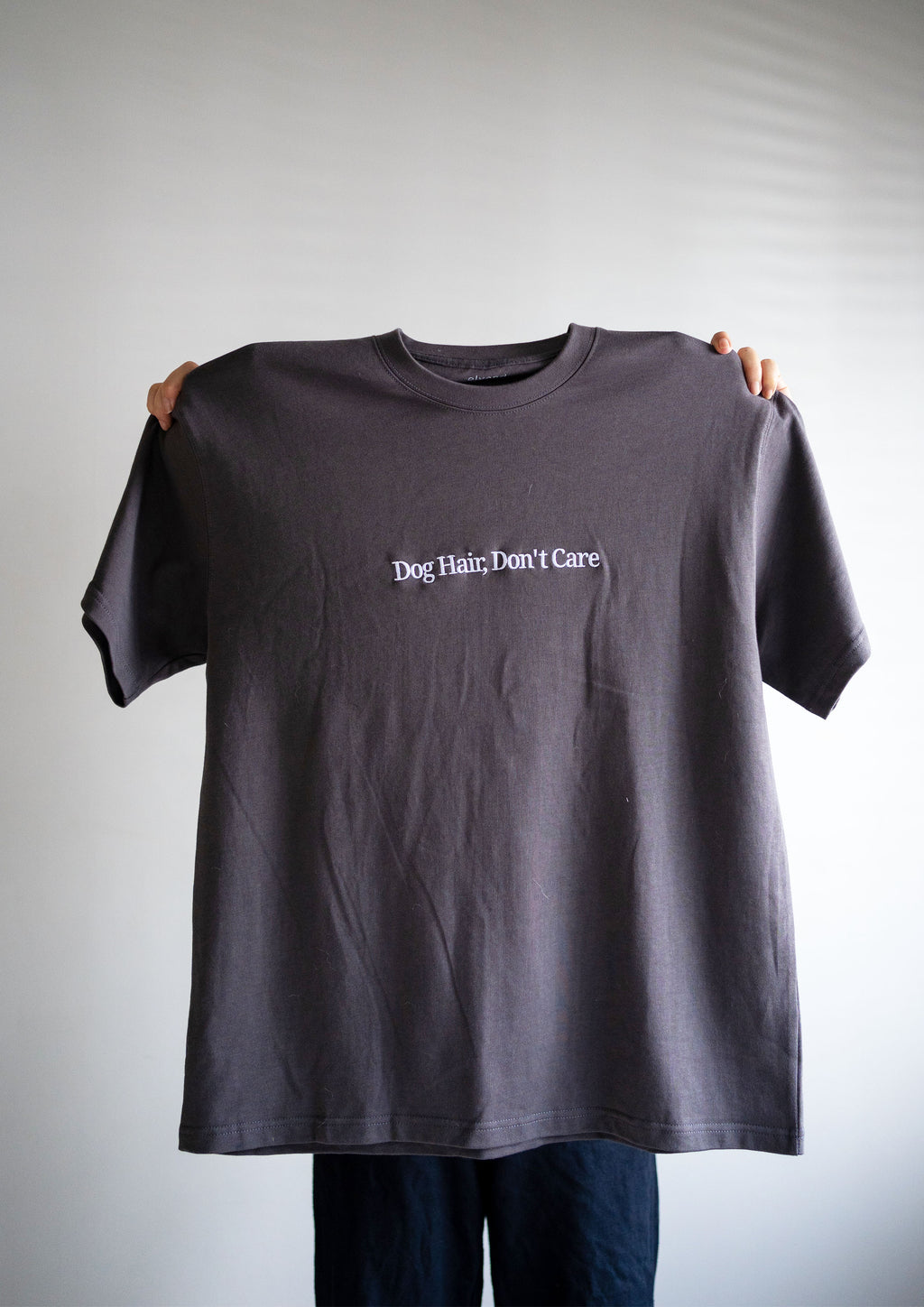 Dog Hair, Don't Care Tee (Grey)