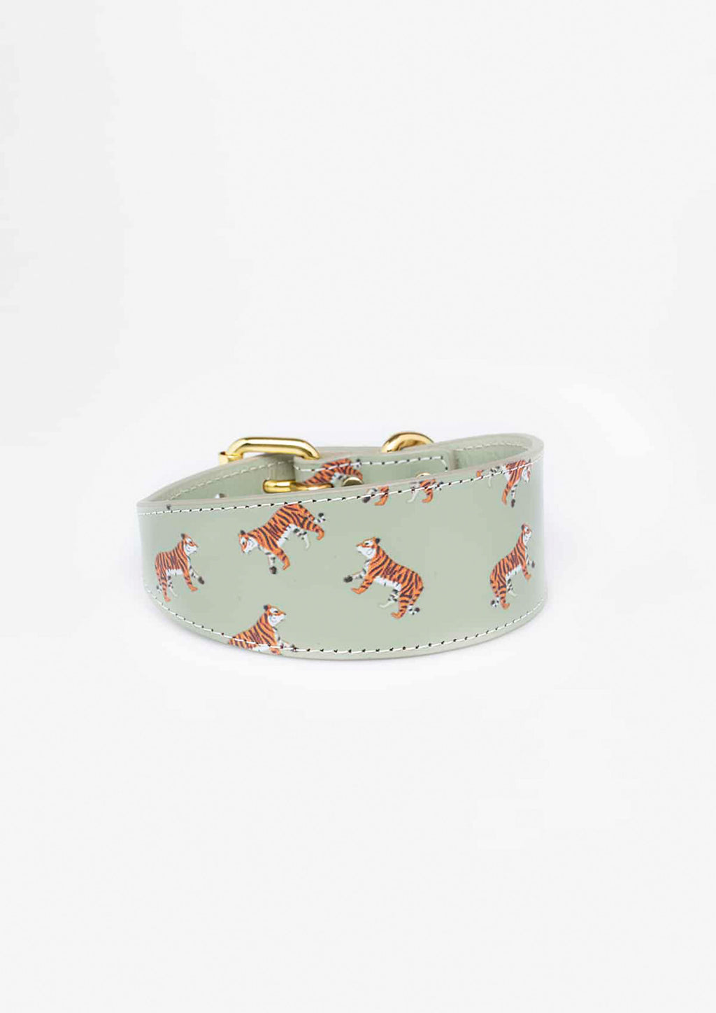Tigers Wide Leather Collar