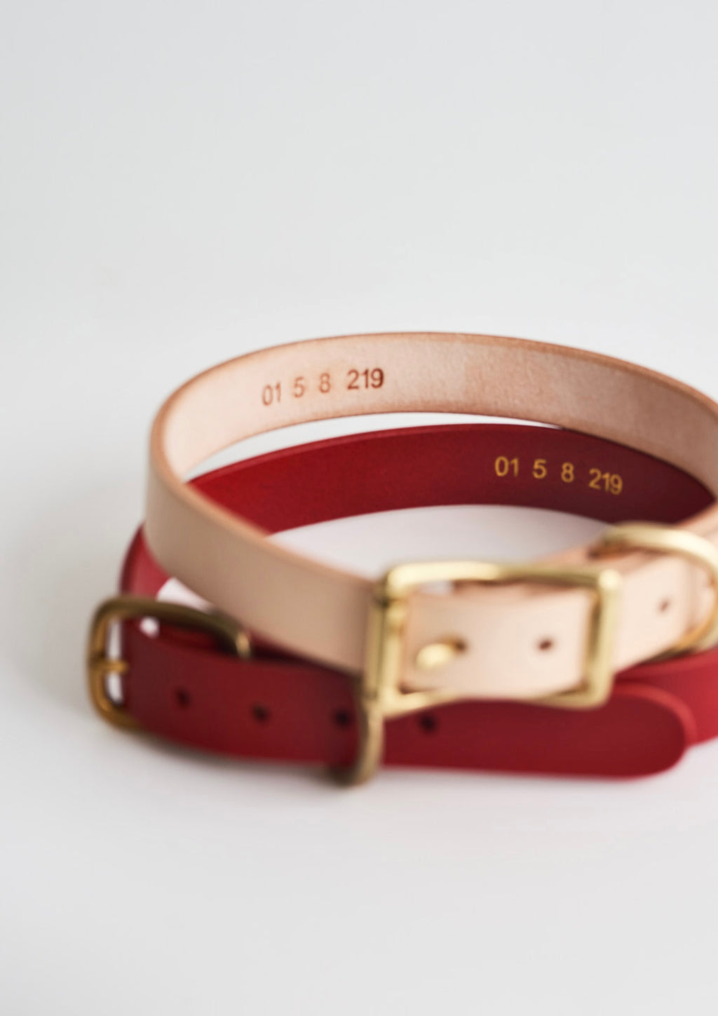 BUTTERO Leather Collar