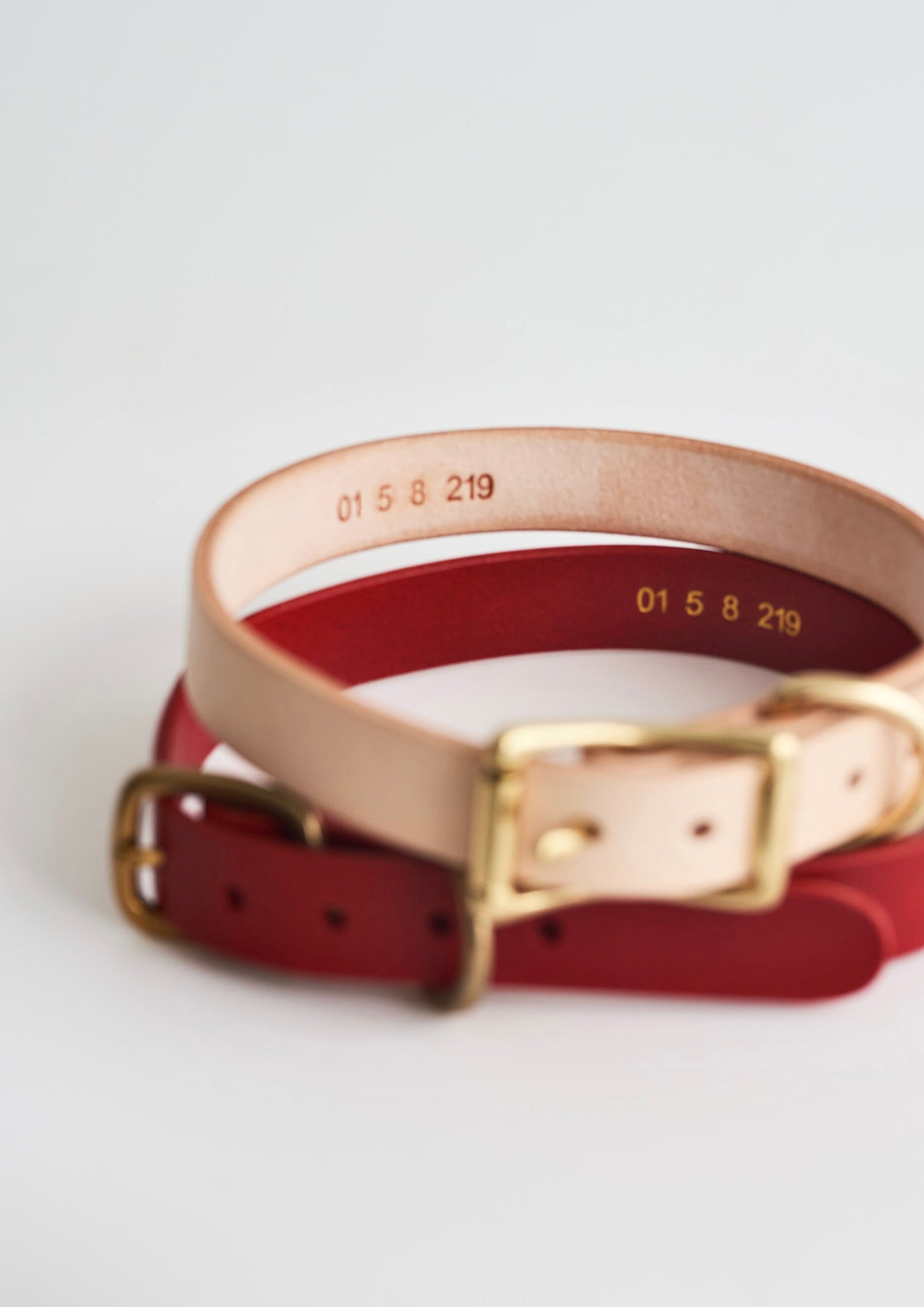 BUTTERO Leather Collar