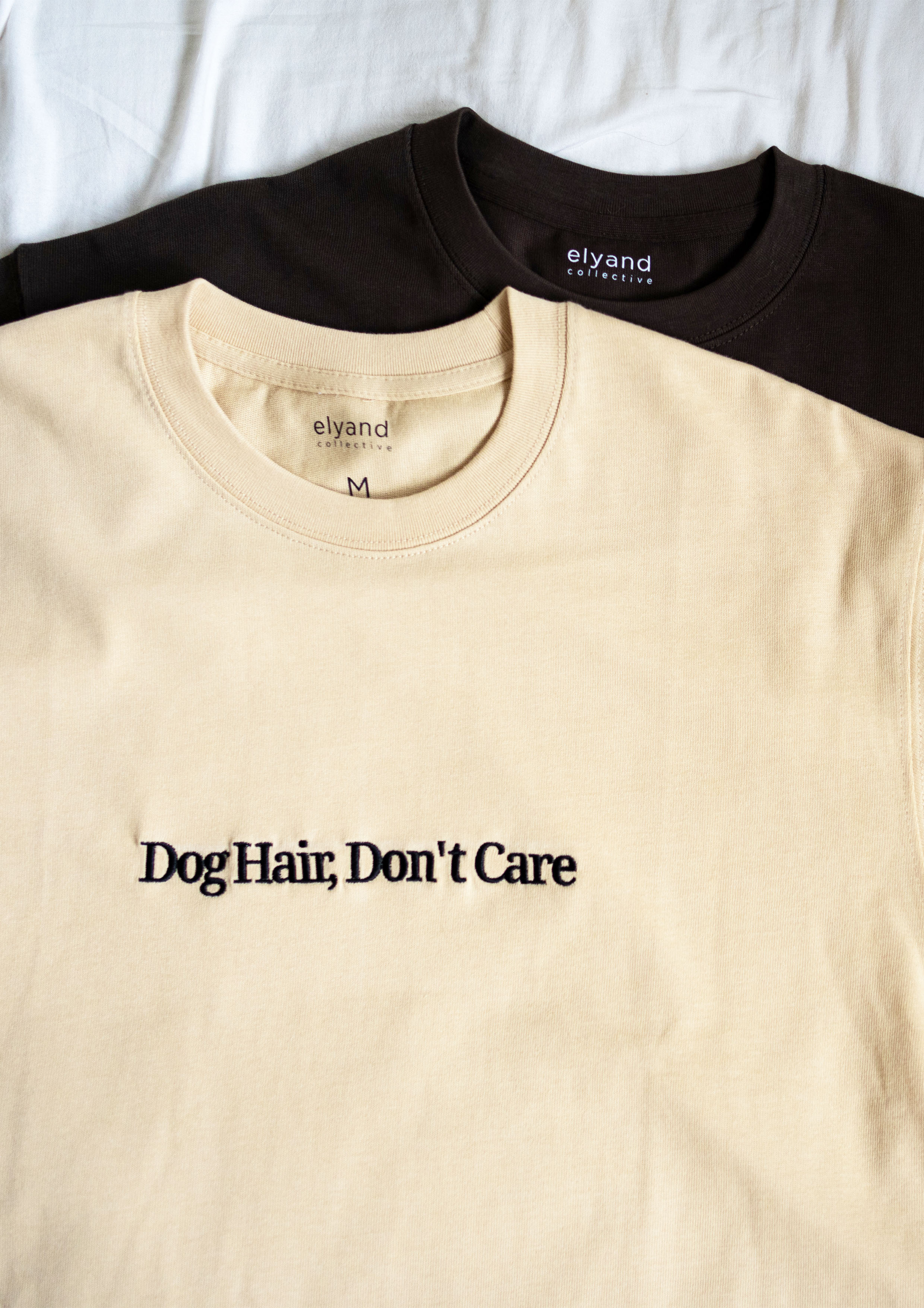 Dog Hair, Don't Care Tee (Beige)