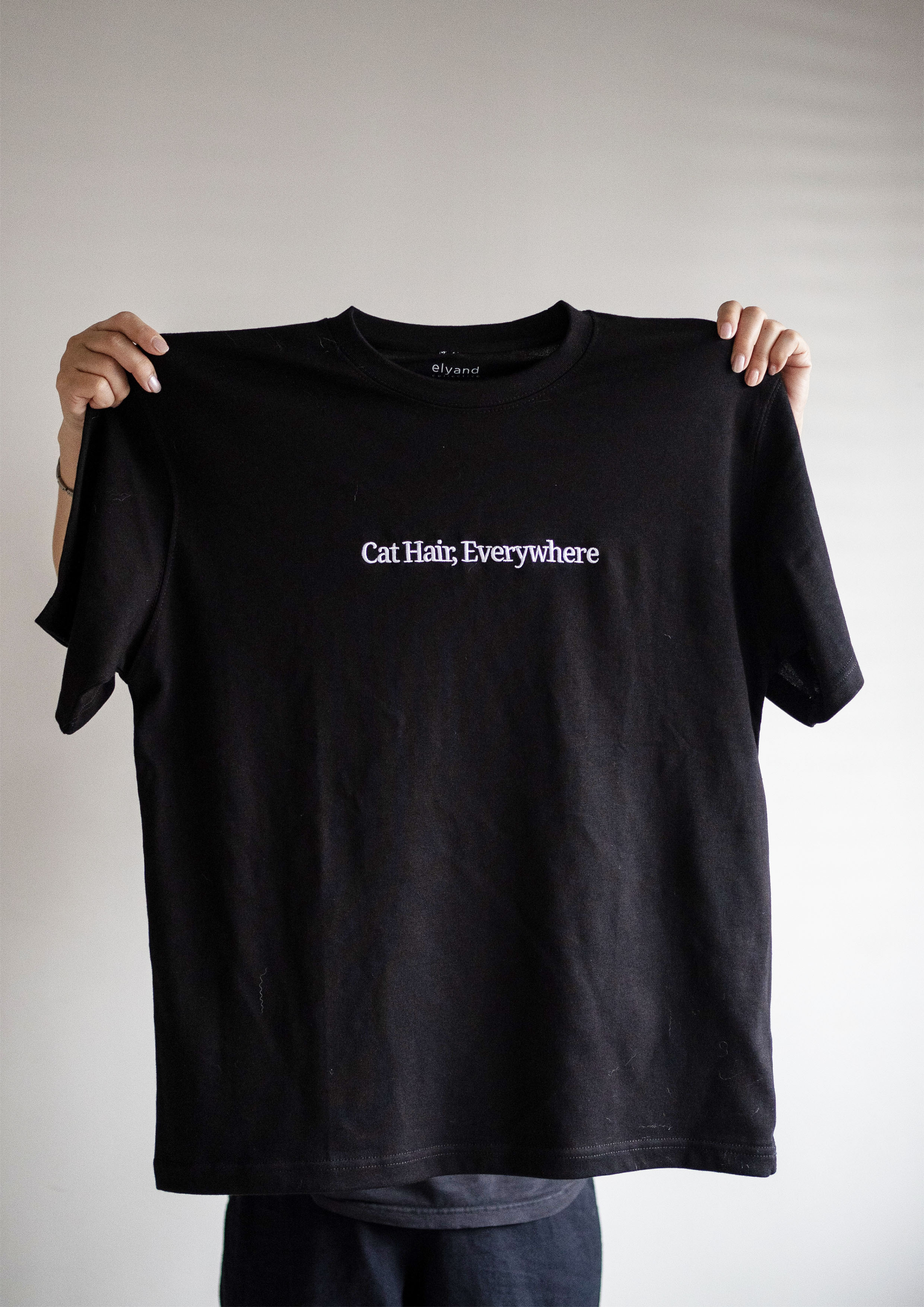 Cat Hair, Everywhere Tee (Black)