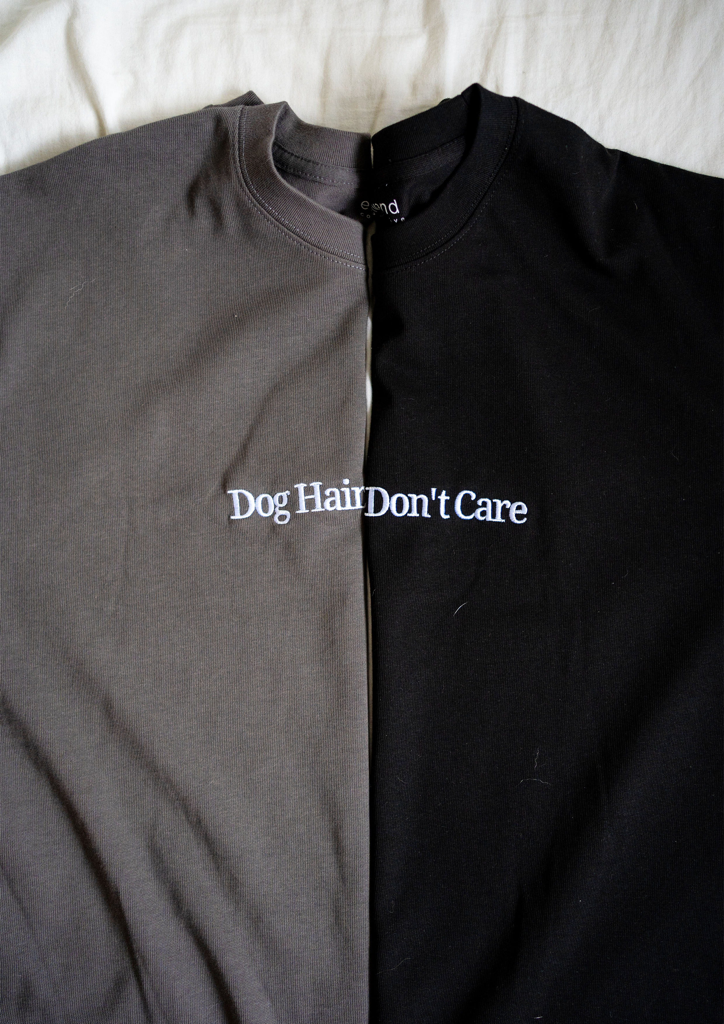 Dog Hair, Don't Care Tee (Black)