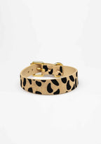 Leopard Thin Leather Collar