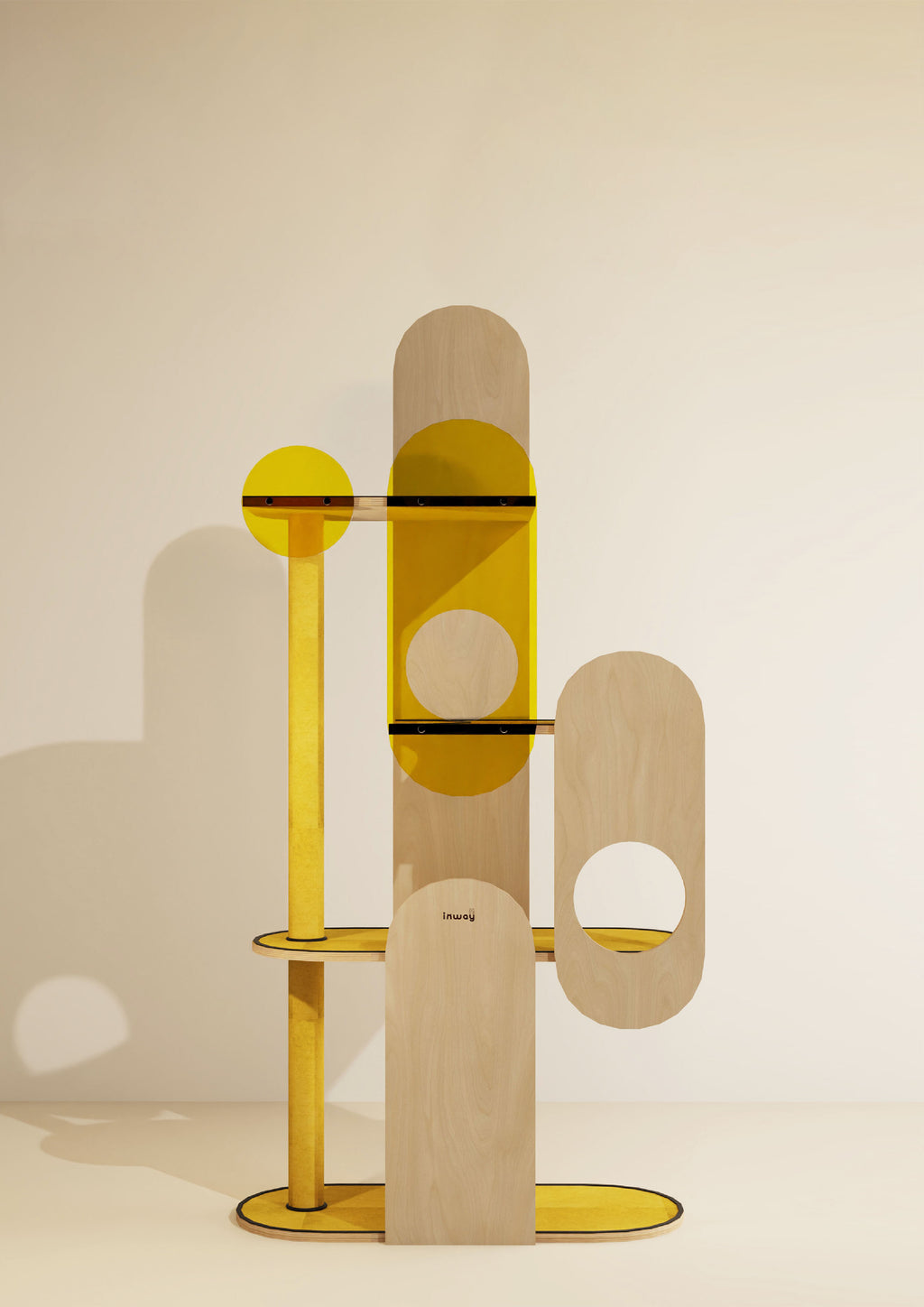 Paddle Pop Cat Tree (Yellow)