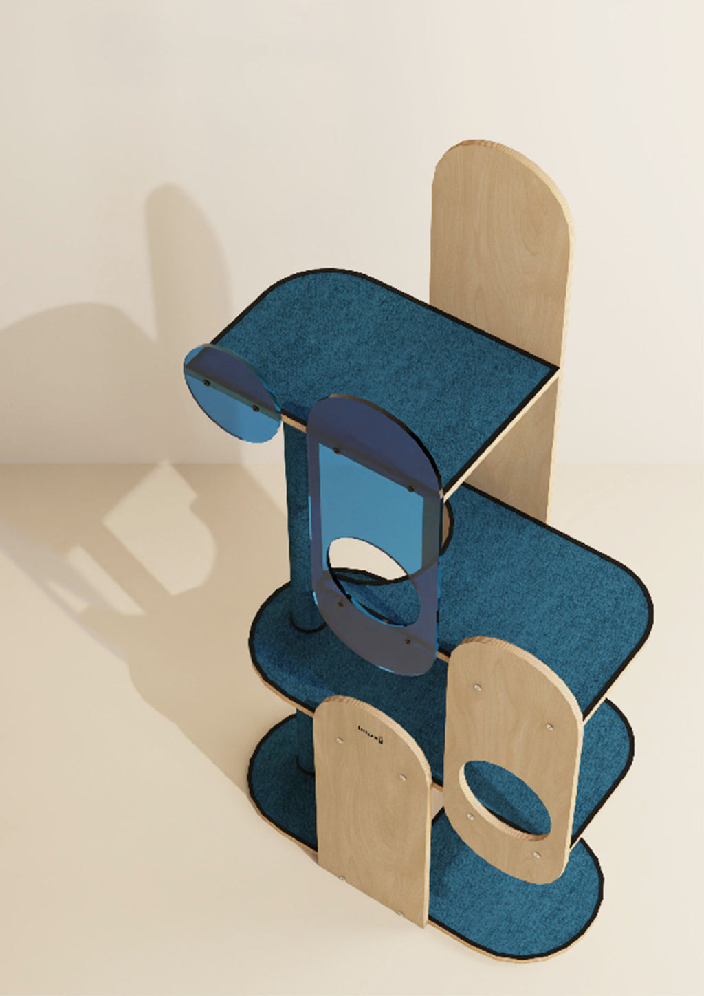 Paddle Pop Cat Tree (Blue)