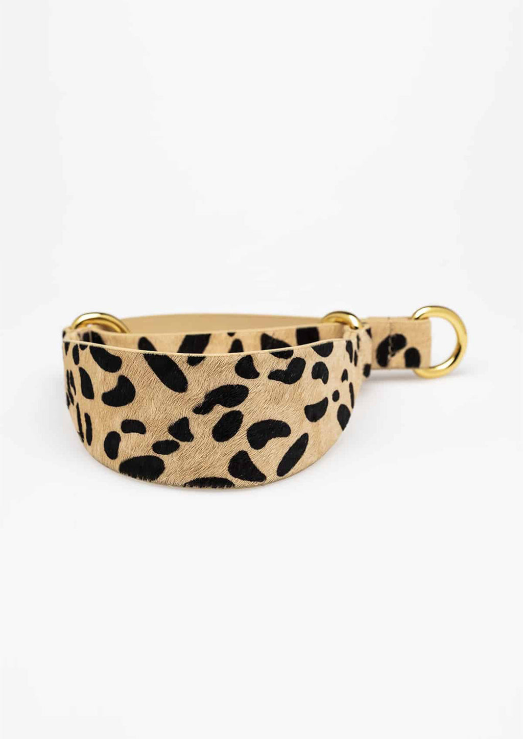 Leopard Leather Martingale