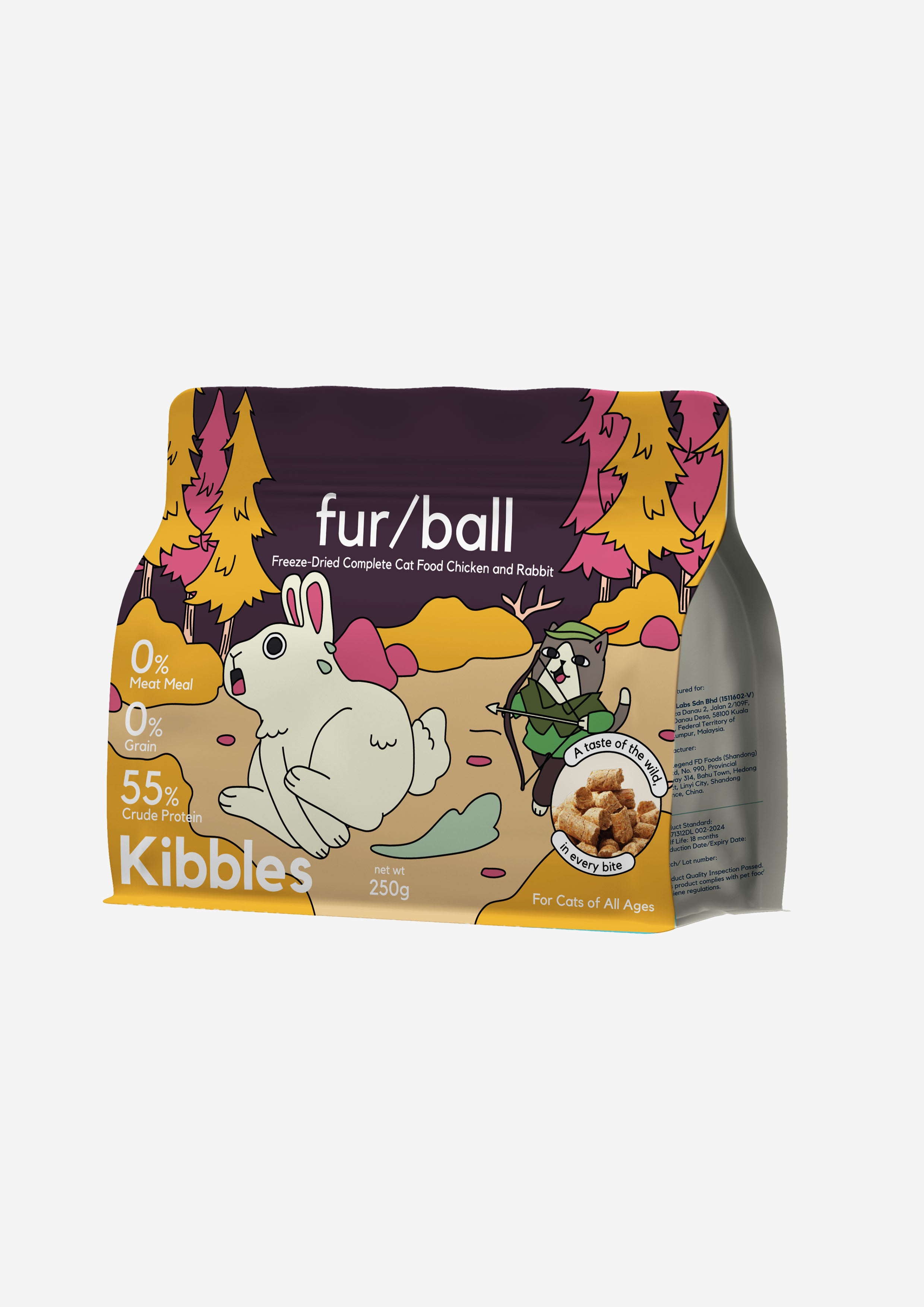 Freeze-dried Kibbles (Rabbit & Chicken)